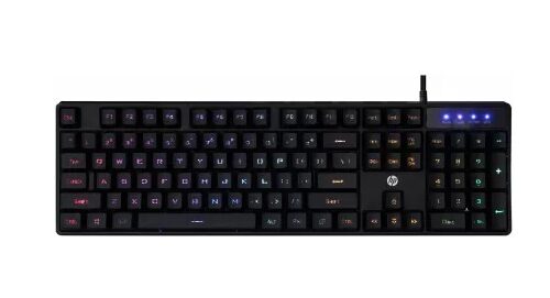 HP K300 Backlit Membrane Wired Gaming Keyboard
