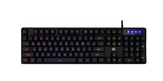 HP K300 Backlit Membrane Wired Gaming Keyboard