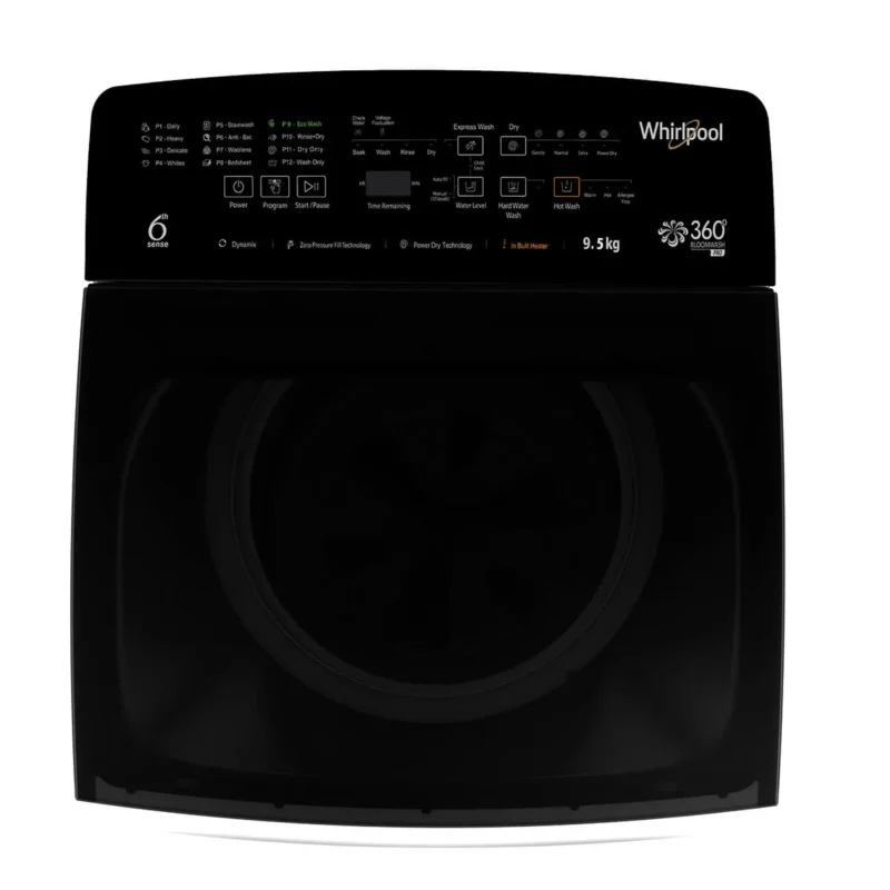 360° Bloomwash Pro 9.5kg 5 Star Fully Automatic Top-Load Washing Machine with In-Built Heater