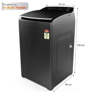 360° Bloomwash Pro 9.5kg 5 Star Fully Automatic Top-Load Washing Machine with In-Built Heater