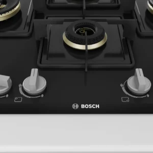 Series 6 Gas hob 75 cm Tempered glass, Black (PNI7B6F10I)