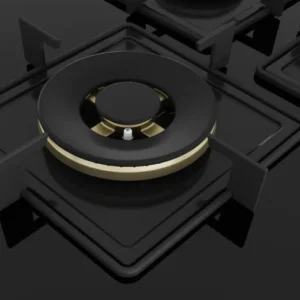 Series 6 Gas hob 75 cm Tempered glass, Black (PNI7B6F10I)