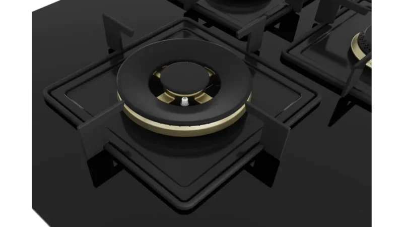 Series 6 Gas hob 75 cm Tempered glass, Black (PNI7B6F10I)