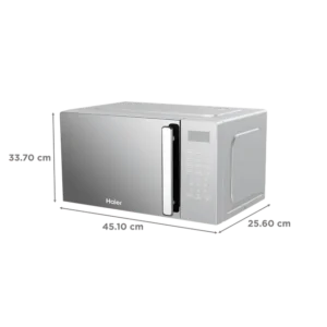 306939_1_sldwem Haier HIL2001CSSH 20L Convection Microwave Oven with 66 Autocook Menu (Silver)