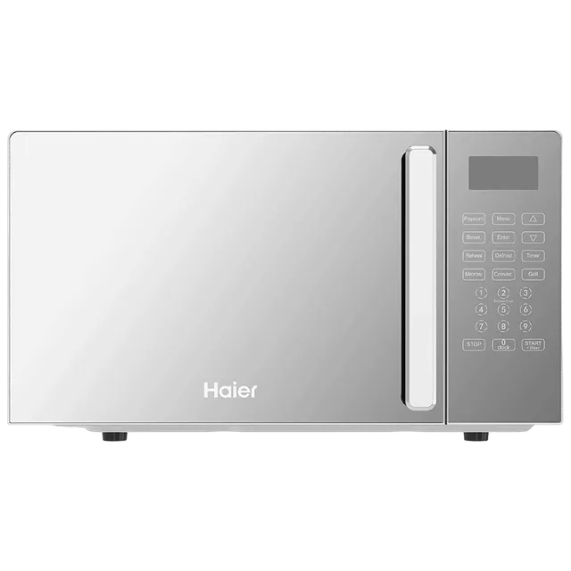 306939_lgyi9w Haier HIL2001CSSH 20L Convection Microwave Oven with 66 Autocook Menu (Silver)