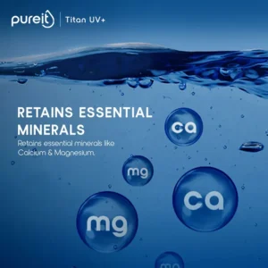 pureit Titan UV+ 7L UV Lamp + UFSC+ UV Led Water Purifier with Integrated Sediment Filter (Black)