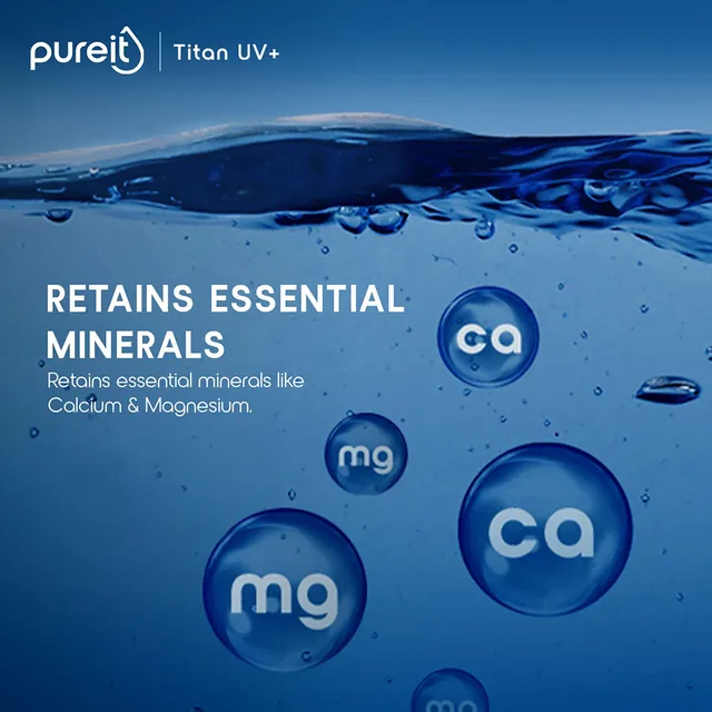 pureit Titan UV+ 7L UV Lamp + UFSC+ UV Led Water Purifier with Integrated Sediment Filter (Black)