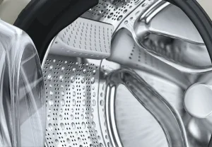 Siemens WG44A20XIN IQ700 Silver Inox 9Kg 1400 RPM Large LED Touch Display 60 Liters Soft Care Drum AI Active Water Plus with 256 Sensing Levels Front Load Washing Machine