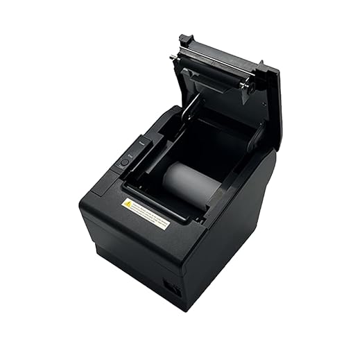 Wepsol Hooks Skripta 3" Auto Cutter Thermal Receipt POS Printer (USB + Ethernet LAN + RJ12 Cash Drawer Port)