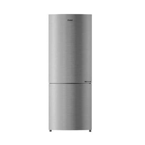 Haier 265L, 2 Star, Inox Steel Finish Bottom Mounted Frost Free Refrigerator