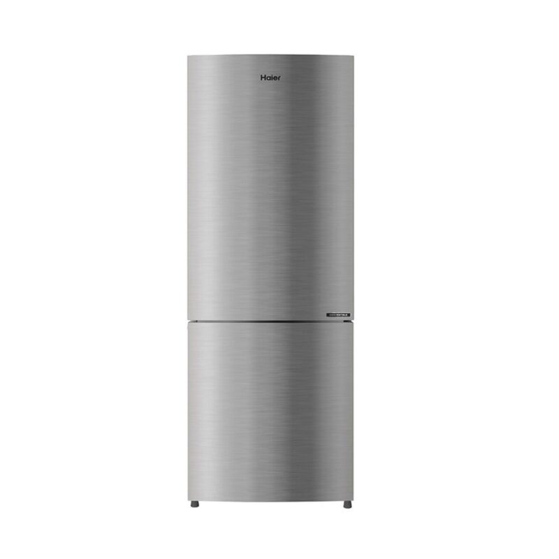 Haier 265L, 2 Star, Inox Steel Finish Bottom Mounted Frost Free Refrigerator