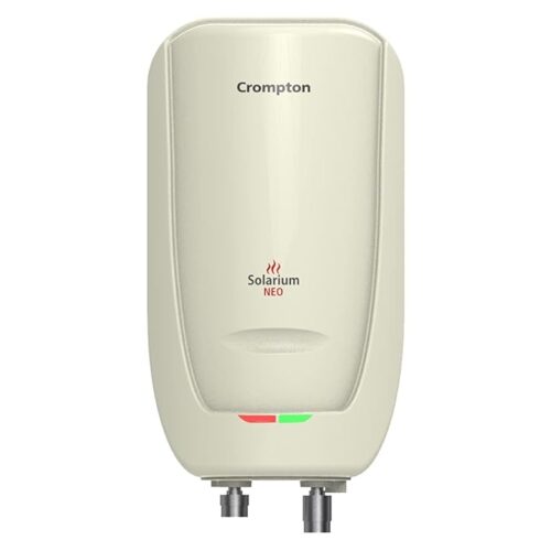 Crompton Solarium Neo 3-Litre, 3KW Instant Water Heater/Geyser with Rust Free ABS Body (Ivory)