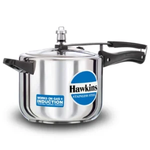 Hawkins (HSS60) 6 L Inner Lid Induction Bottom Pressure Cooker  (Stainless Steel)