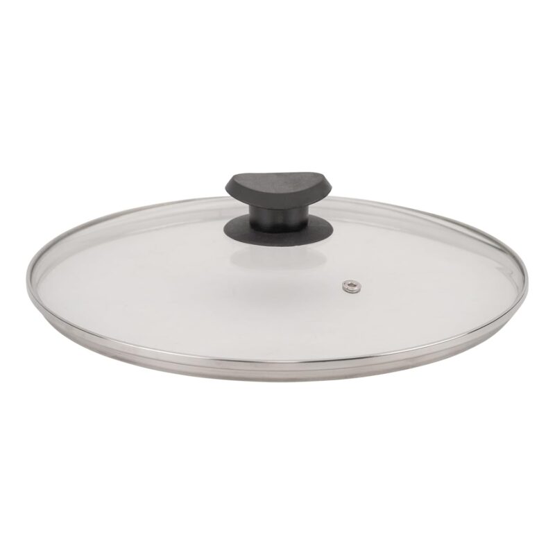 NAVRANG Nonstick Biryani & Stew Pot – 7.7 Litre with Glass Lid | 28 cm Multipurpose Aluminum Cooking Handi | Non-Induction | Grey