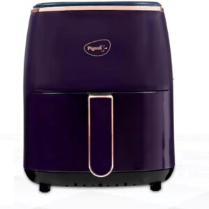 Pigeon Healthifry Plus Digital Air Fryer, 360° High Speed Air Circulation Technology 1400 W with Non-Stick 4.2 L Basket - Purple