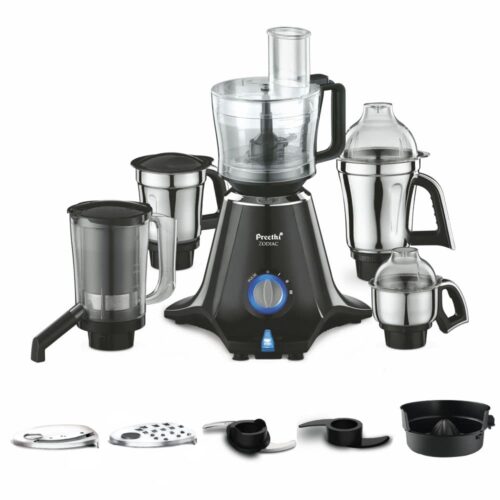 Preethi Zodiac Mixer Grinder, 750 Watts, Black