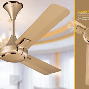V-Guard Glado Prime 400 1200 mm 3 Blade Ceiling Fan Oro Impact 1200 mm Silent Operation 3 Blade Ceiling Fan