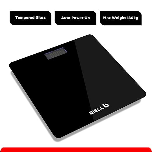 iBELL BS260M Personal Body Weight Weighing Scale, Bathroom Scale (180 kg)