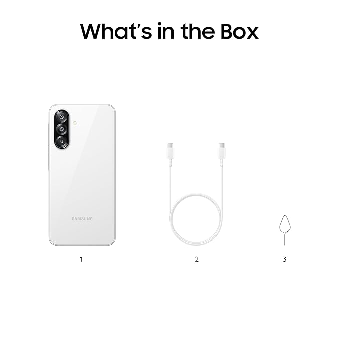 Samsung Galaxy A26 5G (Awesome White, 8GB, 128GB) | Awesome Intelligence (AI) | Circle to Search | Gemini Live | FHD+ sAMOLED Display | 50MP OIS Camera | IP67 Rated