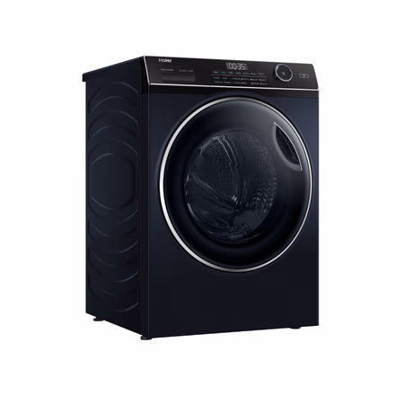 Haier 9 kg Fully Automatic Front Load Washing Machine with In-built Heater Black  (HW90-DM14959CBKU1)