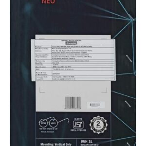 61-p9mOUa6L._SL1225_ Crompton Solarium Neo 3-Litre, 3KW Instant Water Heater/Geyser with Rust Free ABS Body (Ivory)