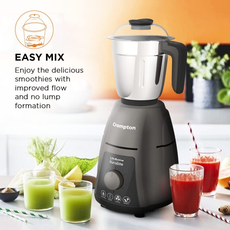 Crompton DuroElite 800Watt 3J Mixer Grinder