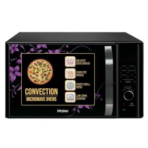 Haier 30L Convection Microwave Oven (HIL3001CBSH, Black, Crispy Grill)