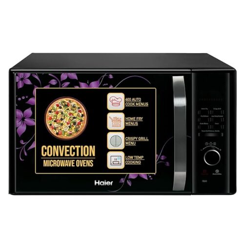 Haier 30L Convection Microwave Oven (HIL3001CBSH, Black, Crispy Grill)