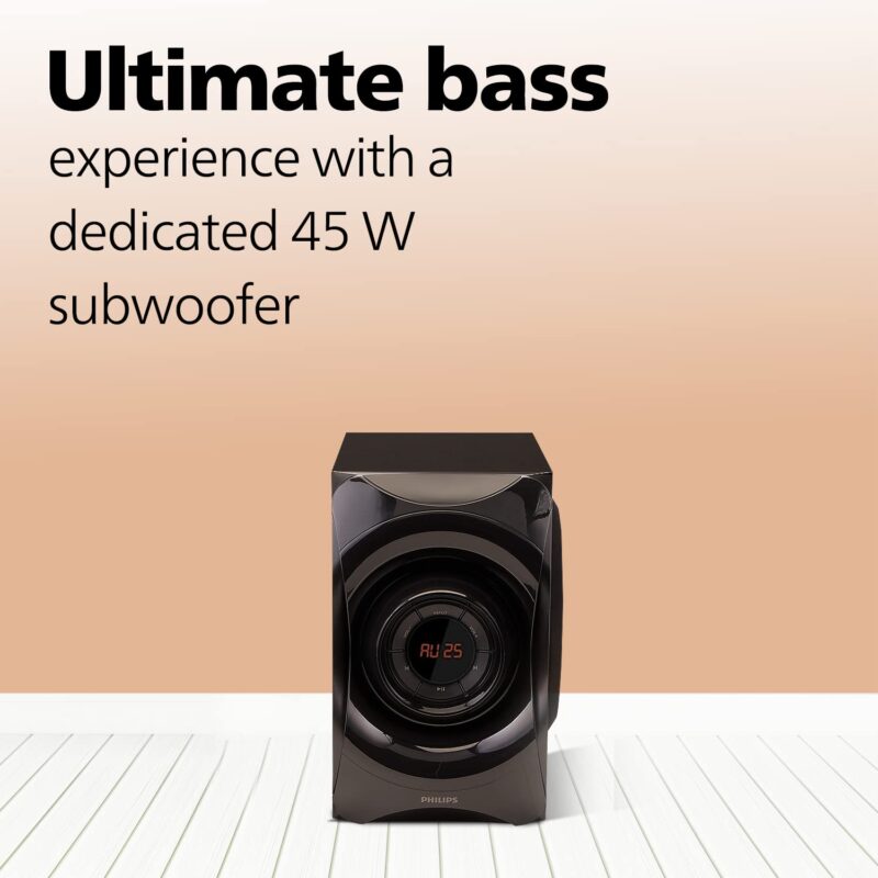 Philips Audio 5.1 Channel 120W Multimedia Speaker System (SPA8000B/94)