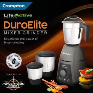 Crompton DuroElite 800Watt 3J Mixer Grinder