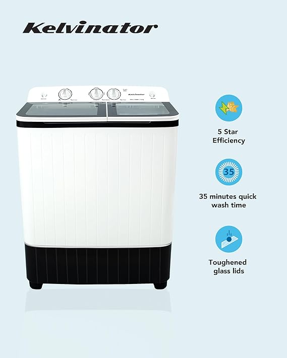 Kelvinator 7.0 Kg Top Load Semi-Automatic Washing Machine