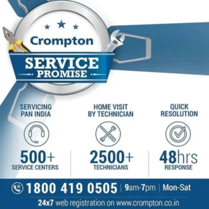 Crompton High Flo Wave Plus PF 400 mm Pedestal Fan