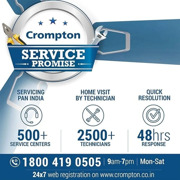 Crompton High Flo Wave Plus PF 400 mm Pedestal Fan