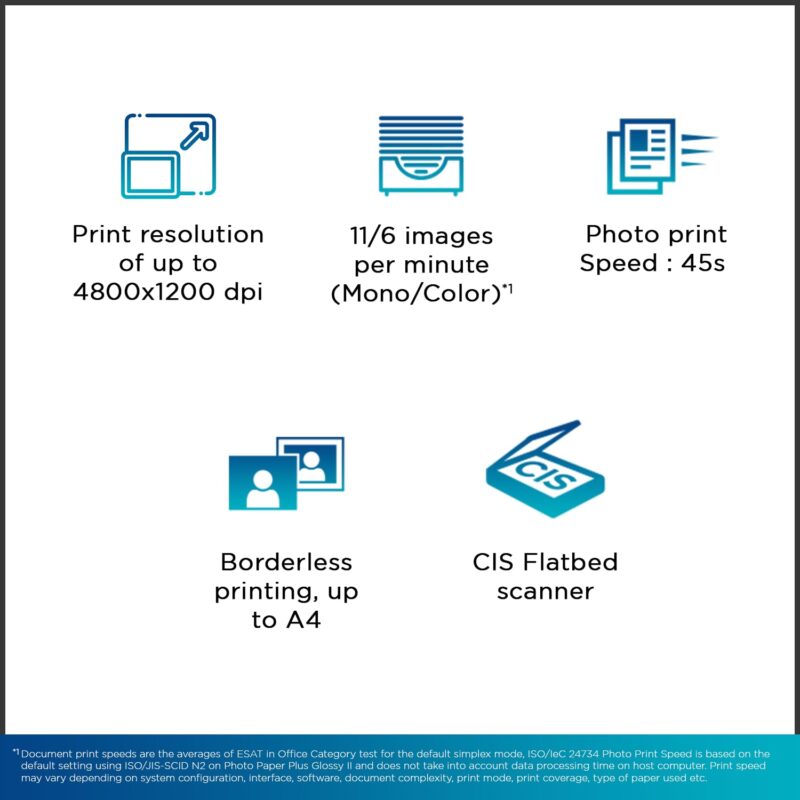 Canon PIXMA MegaTank G2730 All-in-One (Print, Scan, Copy) Inktank Colour Printer with 1 Year Additional Warranty on Registering The Printer