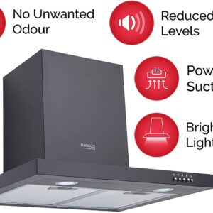 Hafele Nebel Nero 60 Wall Mounted Chimney