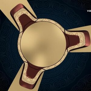V Guard Romanza Art 1200MM 400Rpm Premium Decorative Cieling Fan(Oro Impact Indian Art)