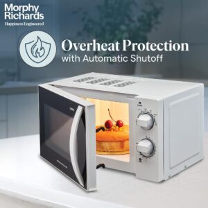 Morphy Richards 20 Litres Solo Microwave Oven with Large Turntable (20MWS, White)