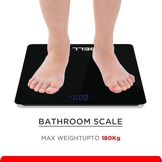 iBELL BS260M Personal Body Weight Weighing Scale, Bathroom Scale (180 kg)