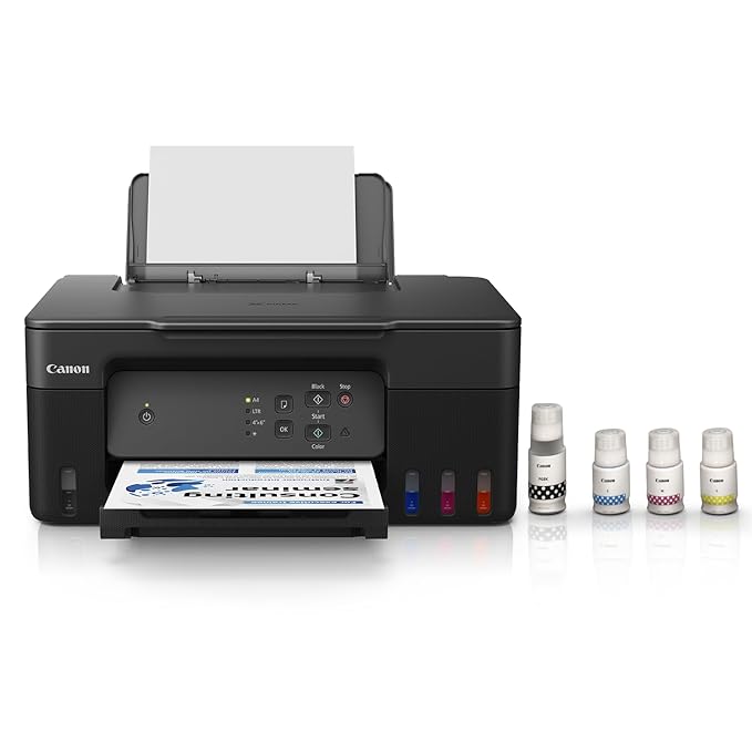 Canon PIXMA MegaTank G2730 All-in-One (Print, Scan, Copy) Inktank Colour Printer with 1 Year Additional Warranty on Registering The Printer