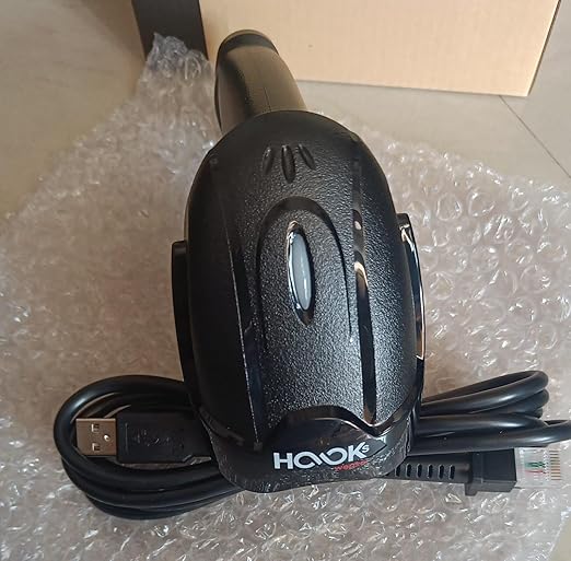 Wepsol Hooks Scania Scanner 760H Barcode Scanner (1) - USB Cable, Compatible with ECR, Wep Product, Touch POS, Computer