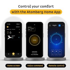 atomberg Renesa Elite Smart 1200mm BLDC Ceiling Fan with IoT & Remote Control | 5 star | High Air Delivery with Moonbeam LED Light | New Sleek Design | Newly Launched | 3 Year Warranty|Pearl White