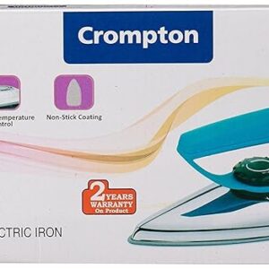 Crompton Greaves RD 750-Watt Dry Iron with Double Layer Non-stick Coating
