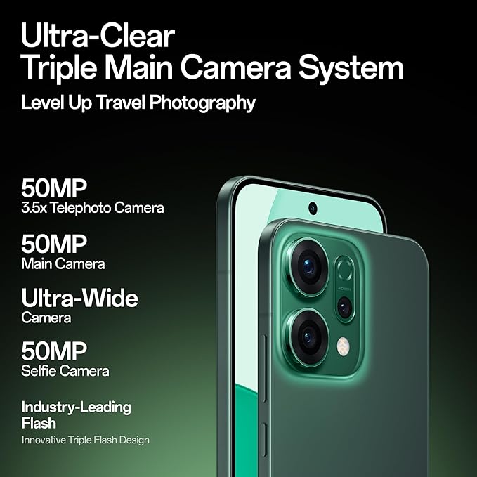 OPPO Reno14 5G (Pearl White, 12GB RAM, 256GB Storage)