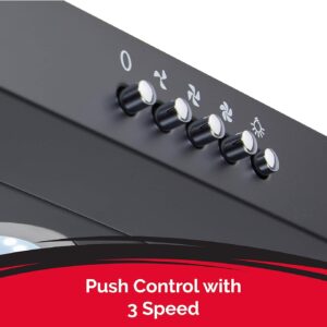 Hafele Nebel Nero 60 Wall Mounted Chimney