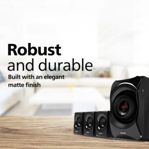 Philips Audio 5.1 Channel 120W Multimedia Speaker System (SPA8000B/94)