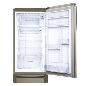 Godrej 180 L 3 Star Direct Cool Turbo Cooling Technology With Upto 24 Days farm Freshness Single Door Refrigerator (RD ERIOPLS 205C THF ST GL, Steel Glow)