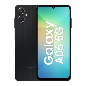 Samsung Galaxy A06 5G (Black, 4GB RAM, 128GB Storage) | 50MP Dual Camera | 4 Gen OS Upgrades | IP54 Rating | Voice Focus