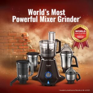 Preethi Zodiac Mixer Grinder, 750 Watts, Black