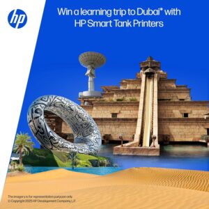 HP Smart Tank 580 All-in-One WiFi Colour Wireless Solid Ink Printer | 1 Extra Black Ink Bottle | 1+1 Year Extended Warranty with PHA Coverage | Up to 8000 Black & 6000 Colour Prints