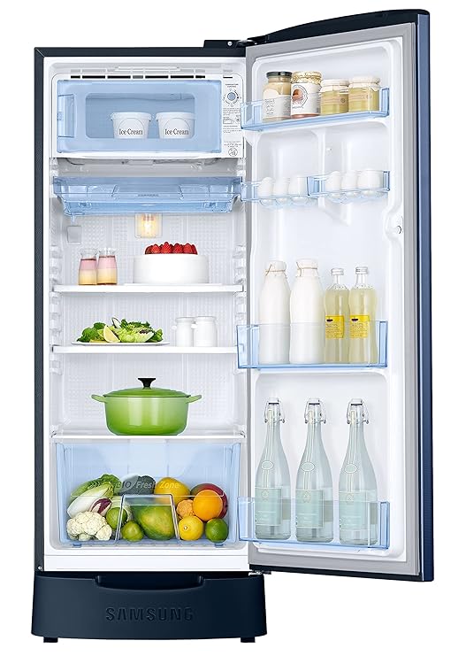 Samsung 183 L, 3 Star, Digital Inverter, Direct-Cool Single Door Refrigerator (RR20C1823CU/HL)